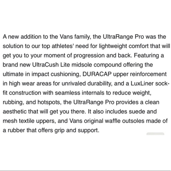 SALE 12h NWT Vans UltraRange Pro Lite Vintage Blue - Picture 10 of 10